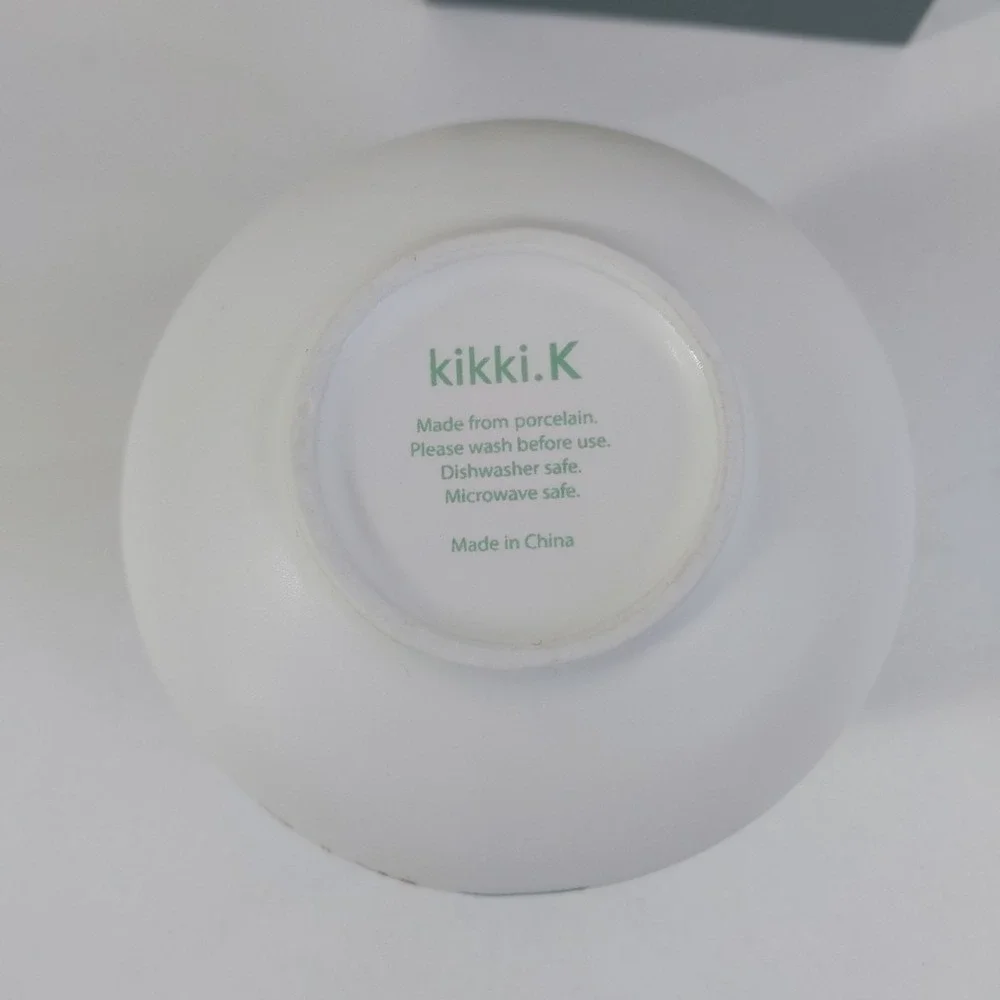 Kikki K desktop Planter Porcelain Succulent Cacti‎ Blue Green